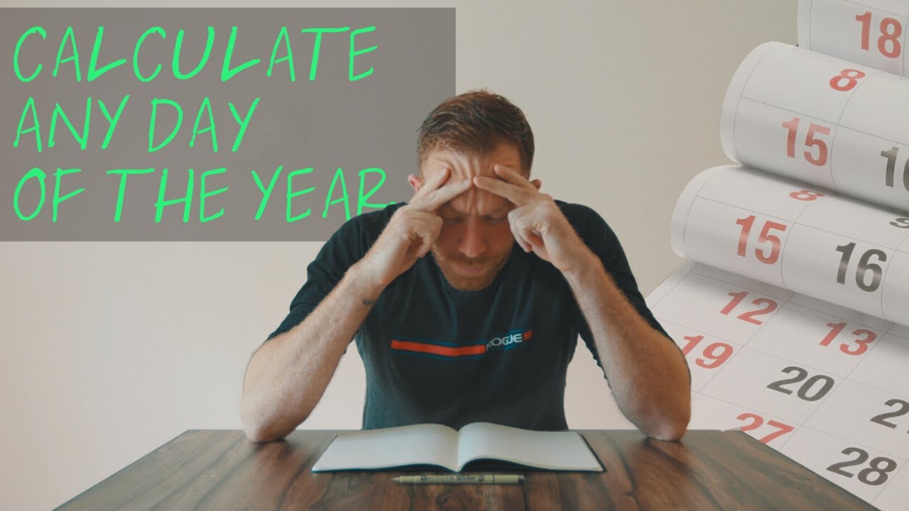 BECOME A HUMAN CALENDAR in 15 MINUTES (calculate ANY day of ANY year)