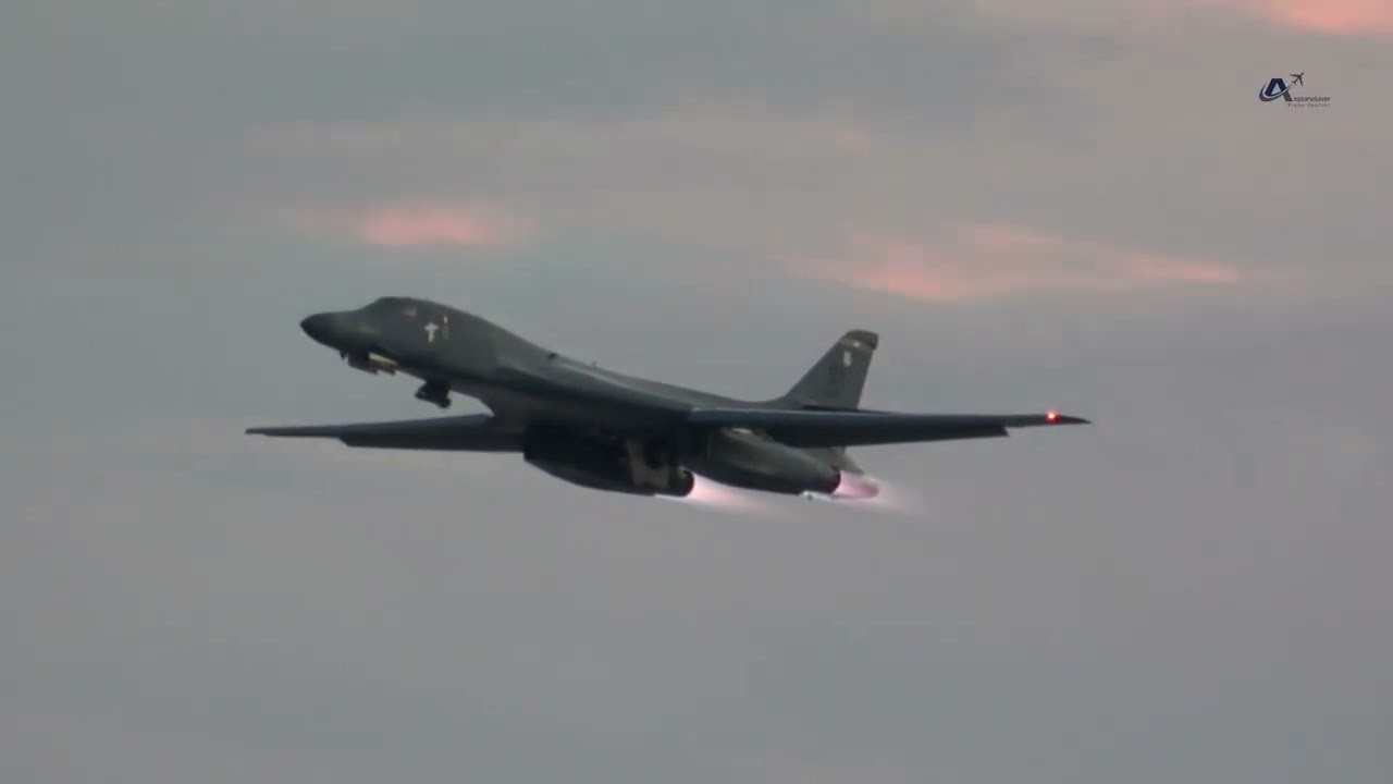 Capture on Camera!! | Rockwell B-1B Lancer takeoff from Nellis AFB 