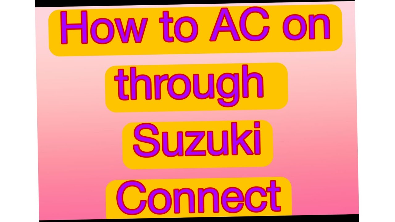 How to on AC through Suzuki Connect in#Brezza 2022 Ertiga XL6 #Nexa #Maruti Suzuki