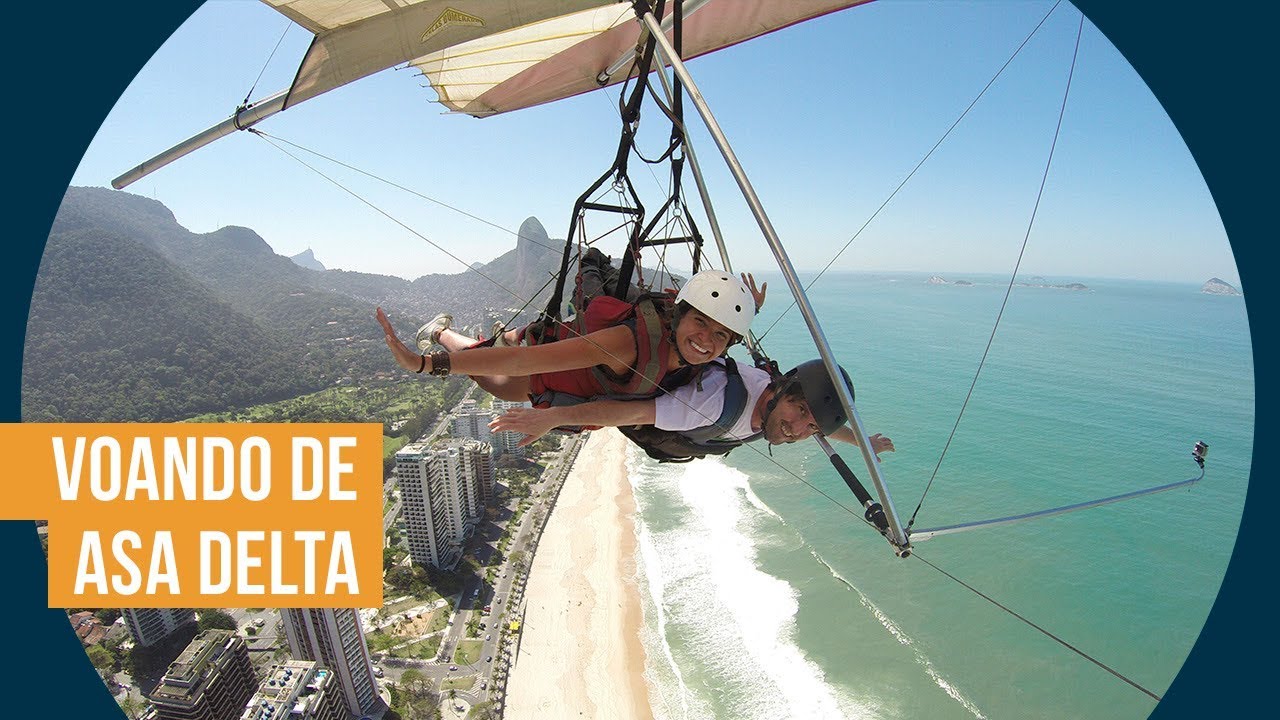 Como é voar de asa delta no Rio de Janeiro