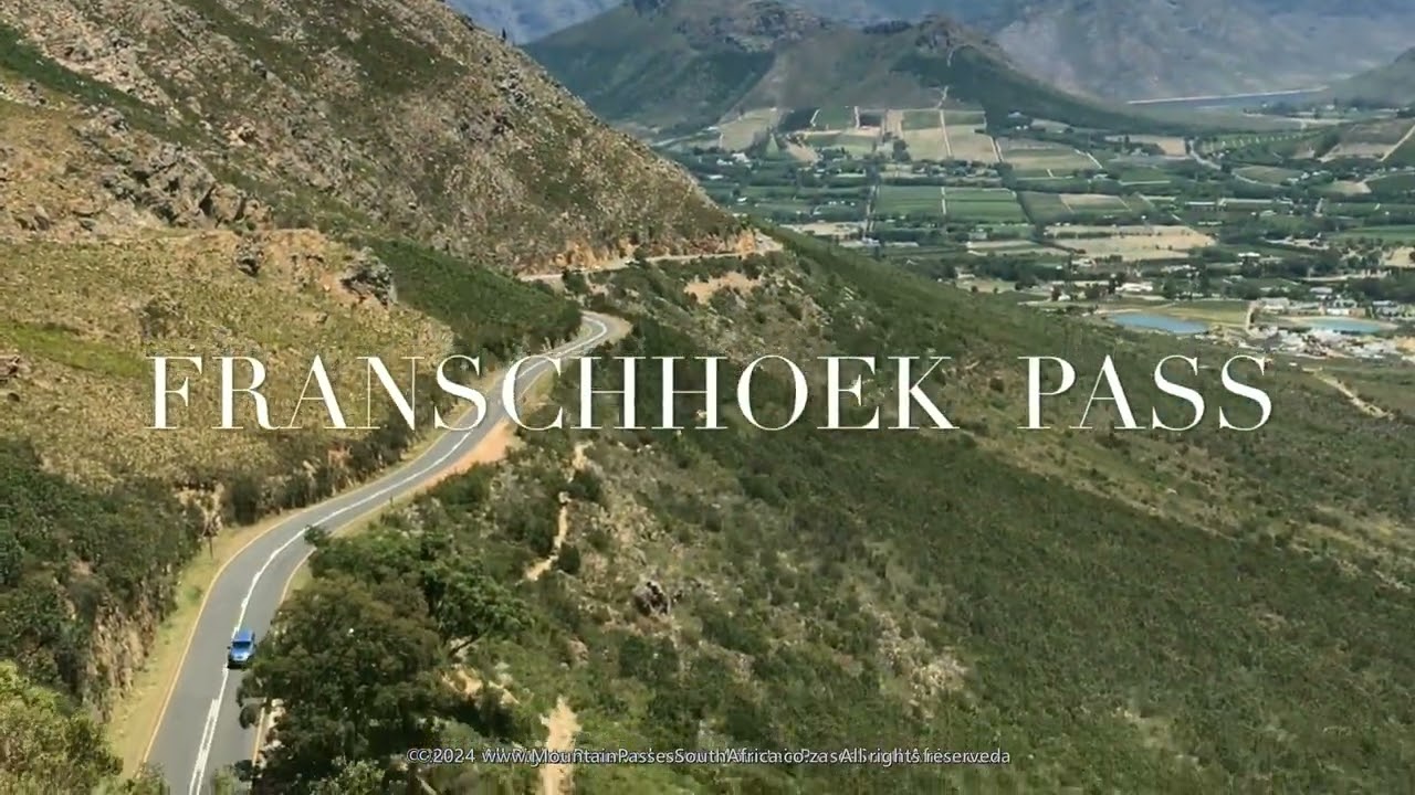 Franschhoek Pass in 4K (R45) Part 2 (2024) - Mountain Passes of South Africa