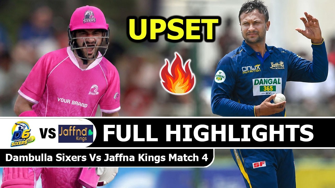 Dambulla Sixers Vs Jaffna Kings LPL 2026 Match 4 Full Highlights | Shakib Al Hasan | DS vs JK