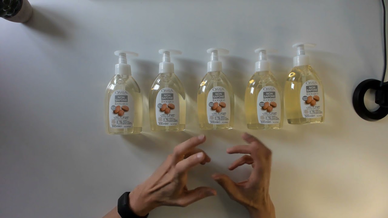 Omia, Non Sapone Liquido per Viso e Mani Ecobio Olio di Argan, Ottimo prodotto, delicato e profumato