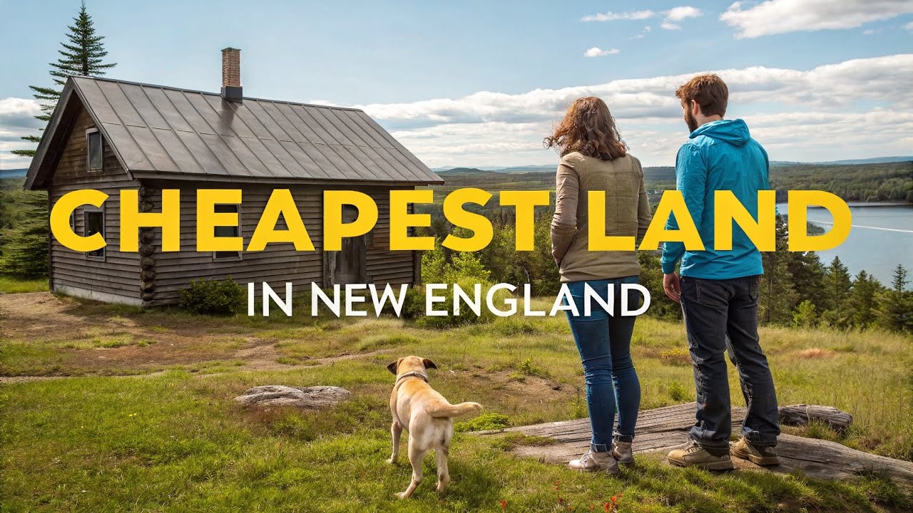 Cheapest Land in New England for Off-Grid Living, All 6 States ME NH VT RI MA CT