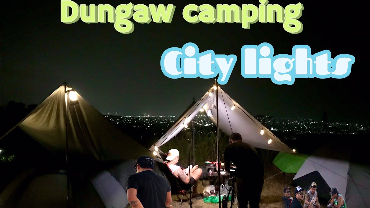 New open campsite at |mingglanila cebu DUNGAW CAMPING SITE