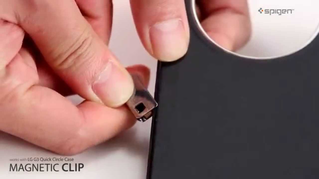 Spigen Magnetic Clip works with LG G3 Quick Circle Case