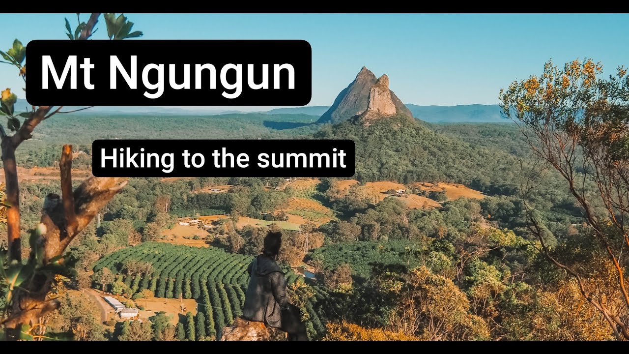 MT NGUNGUN HIKE TO THE SUMMIT | Glass House Mountains, Sunshine Coast Queensland | Travel VLOG
