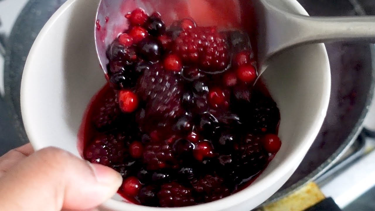 Berry Compote Recipe | How to make Perfect Mix Berry Compote | Ivon's Kitchen
