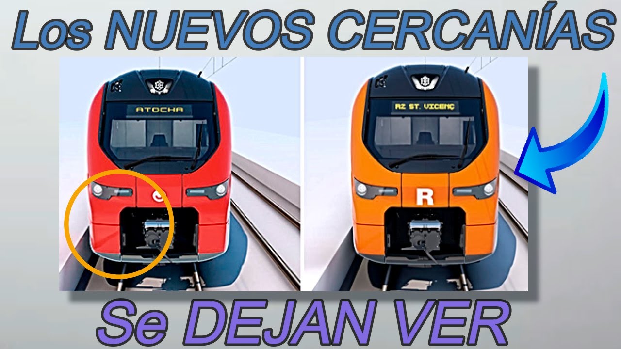 ▶️ ASÍ SERÁN Los Nuevos Trenes de Cercanías de Alstom / Rodalíes Cataluña / Caf Cotos / Renfe