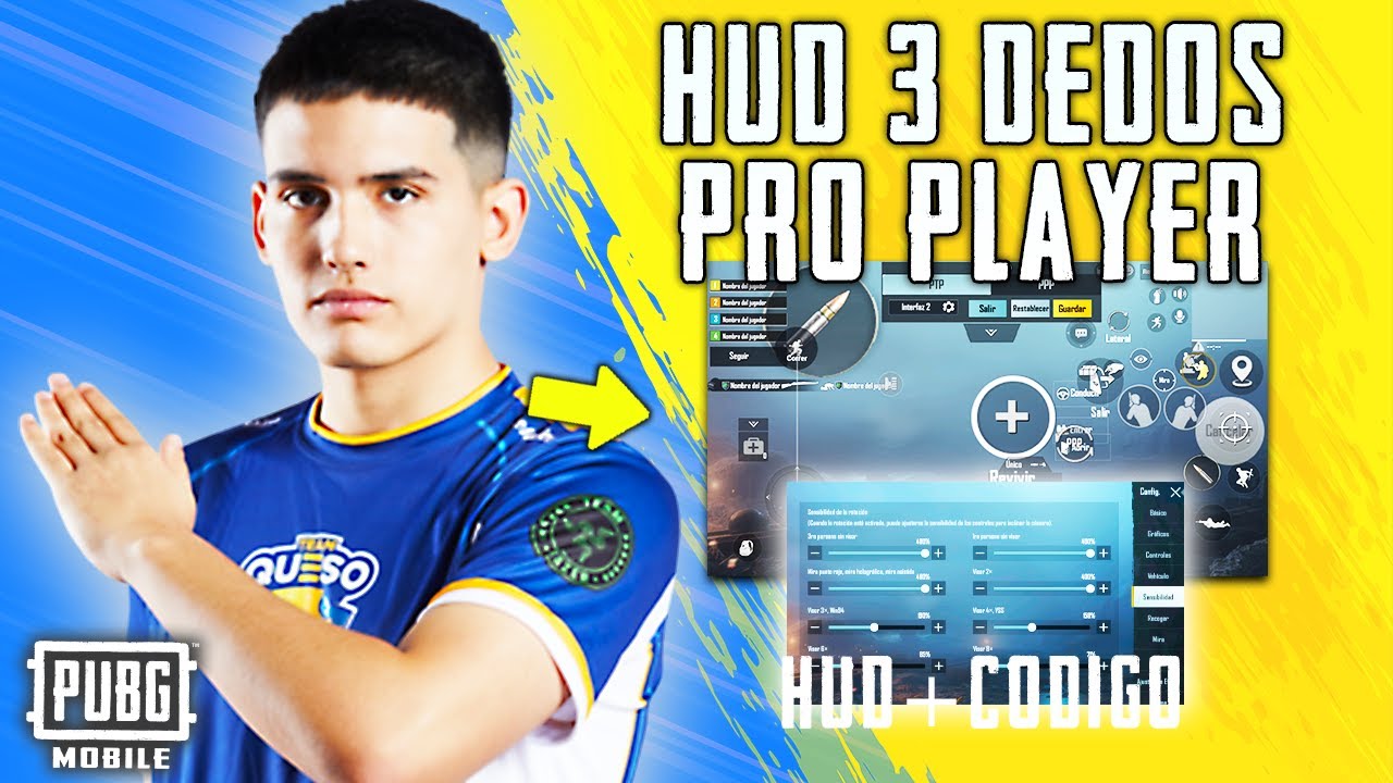 AYALA ►HUD 3 DEDOS👐COMPETITIVO ►con giroscopio (CODIGO HUD, sensibilidad) GUIA PUBG MOBILE 2021