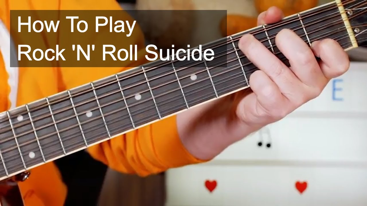 'Rock & Roll Suicide' David Bowie Acoustic Guitar Lesson