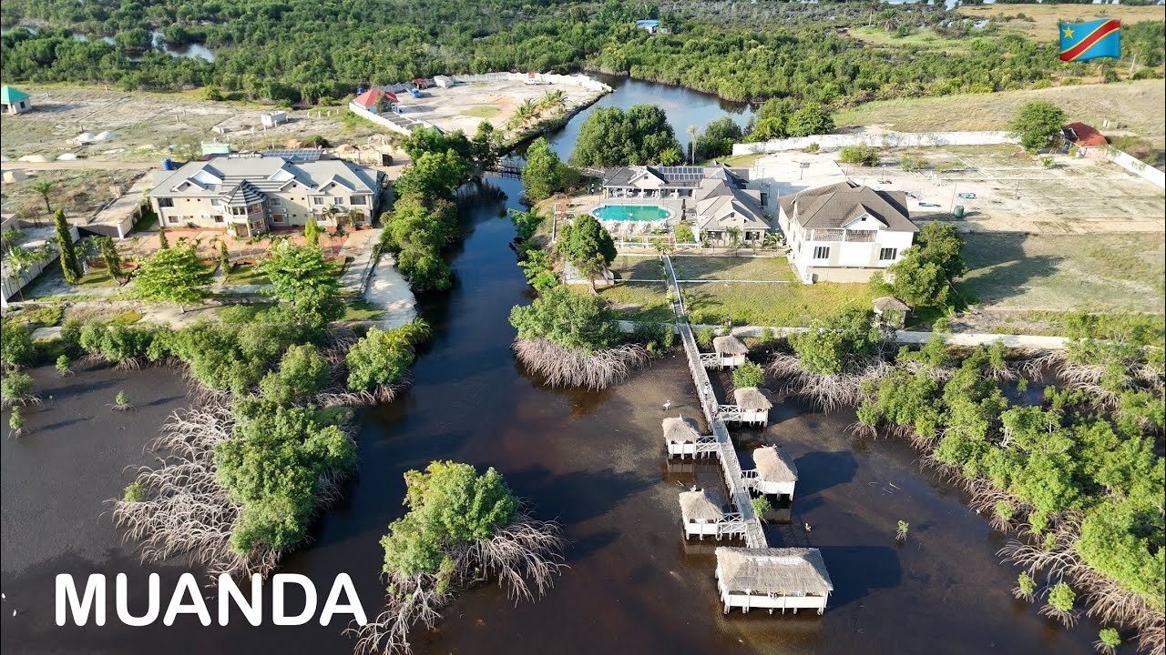 Un cadre exotique &agrave; MUANDA 🇨🇩 au coeur des plantes mangroves | L&rsquo;H&Ocirc;TEL GLORIA au Kongo central 