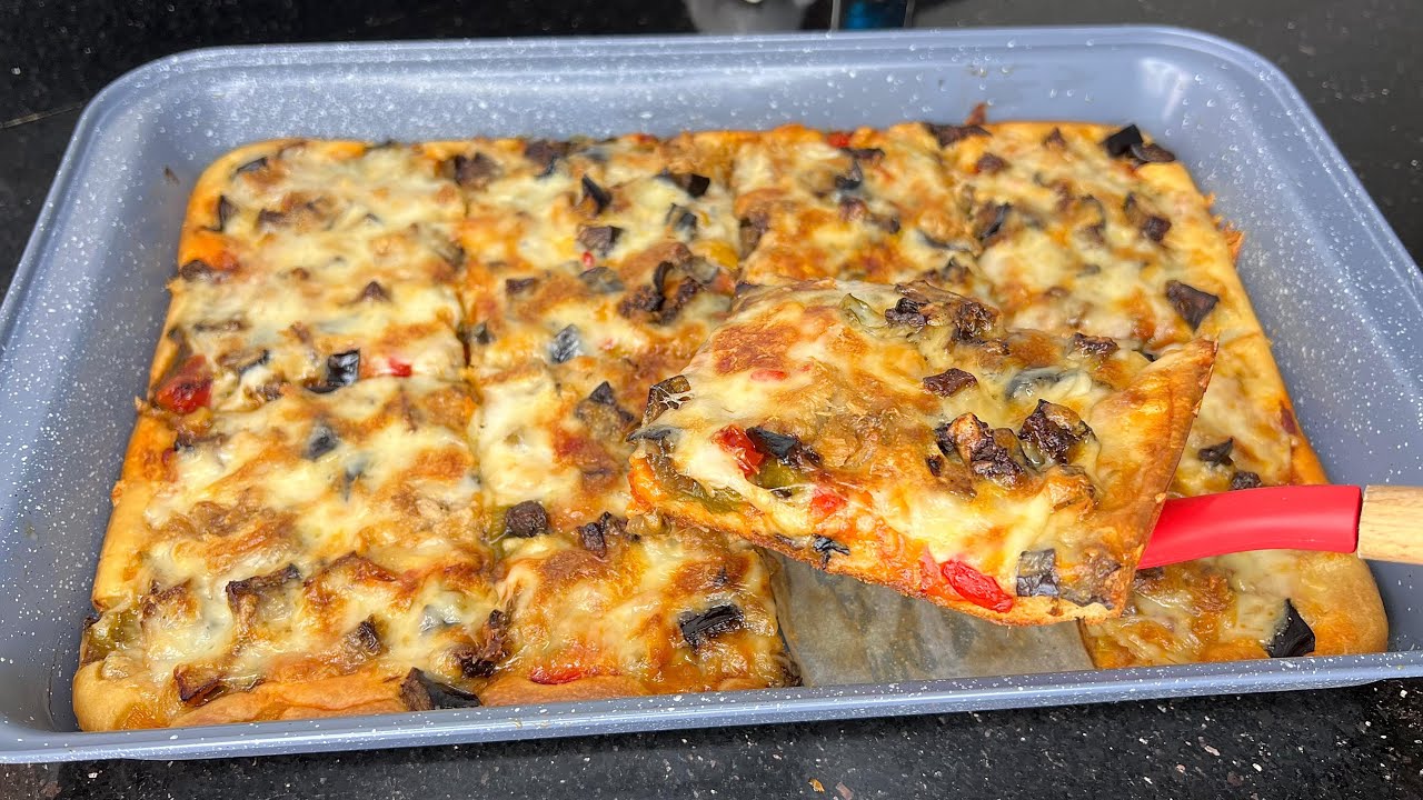 بيتزا العجين السائلة بدون اختمار ولا مجهود حضريها في الدقيقة 90