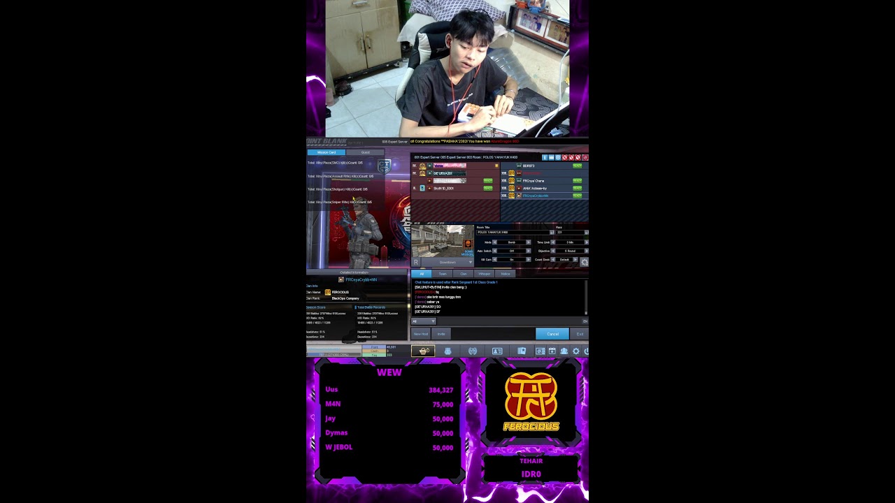 WARWARRAWR  #pointblank #streamer #shorts