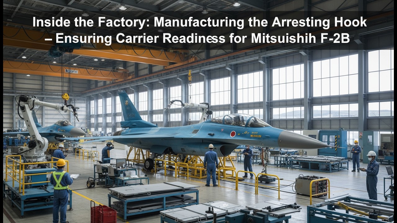 Inside the F-2B Factory: Manufacturing the Heavy-Duty Arresting Hook for Carrier Readiness