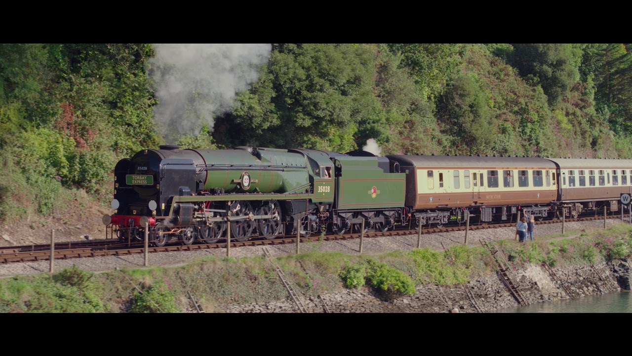 Torbay Express - Clan Line by drone 09/09/18 4k