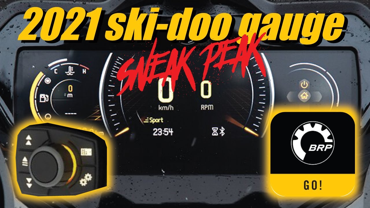 2021 Ski-Doo 7.8inch Panoramic LCD GPS Display and GO App | BRP Connect