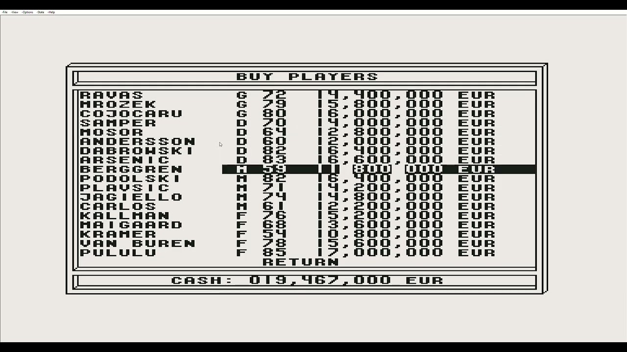 TRENER Commodore 64 Longplay PL Full Runda Legia Warszawa