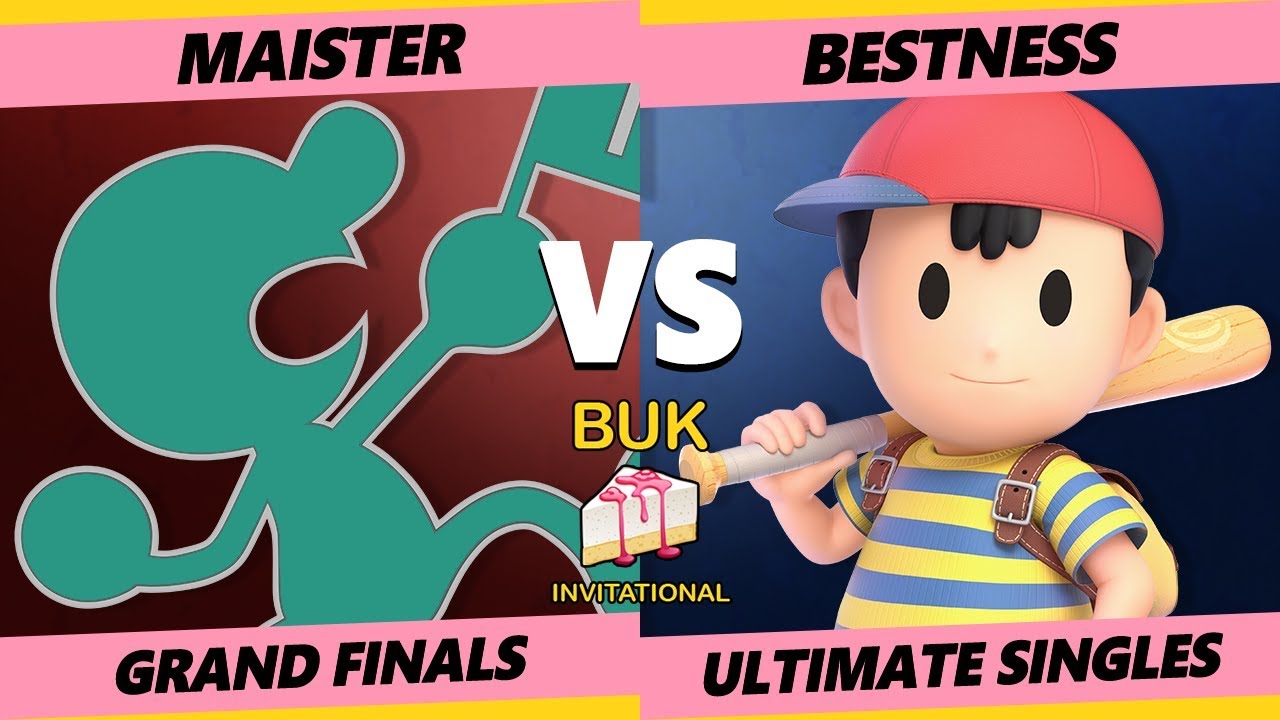 Buk Invitational Grand Finals - BestNess (Ness) Vs. Maister (Game & Watch) Smash Ultimate - SSBU