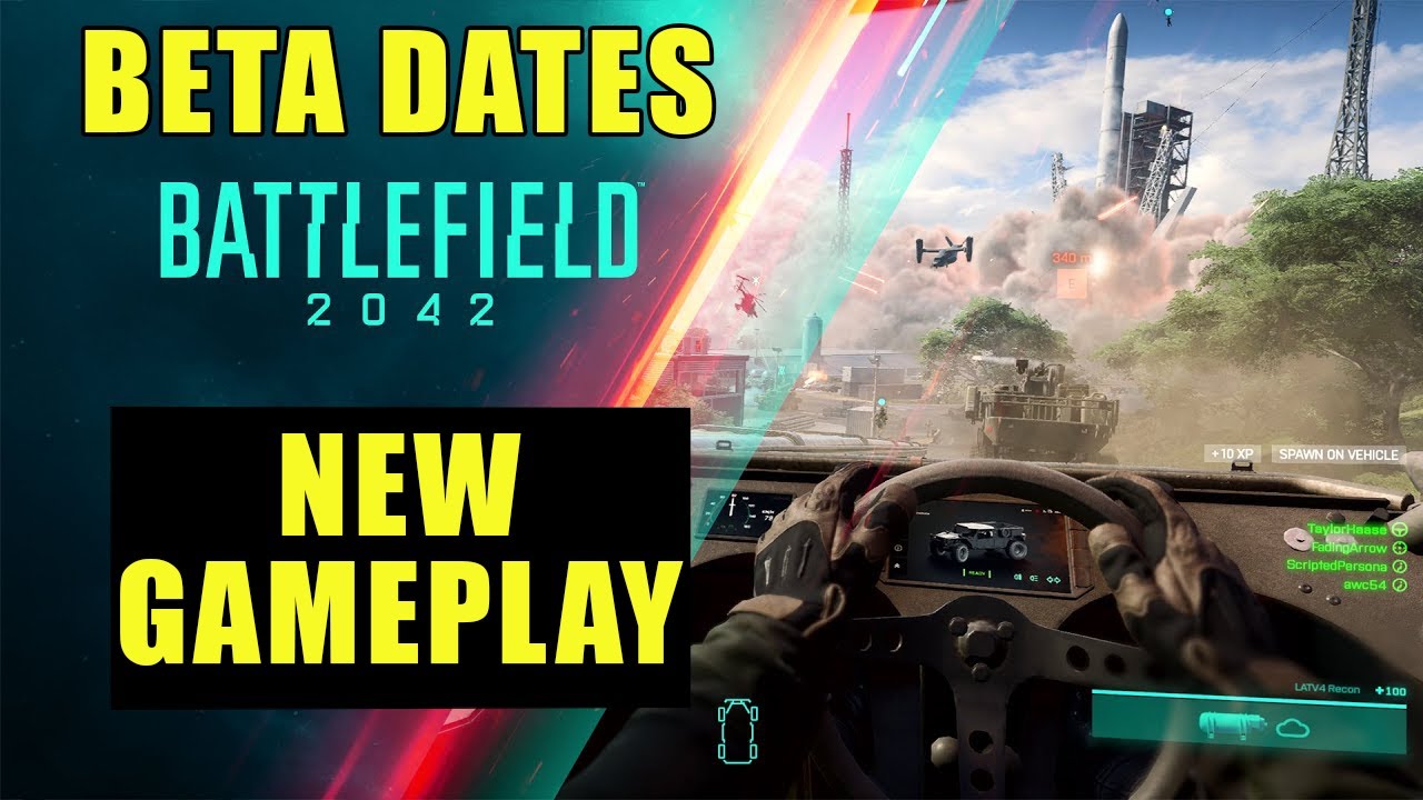 Battlefield 2042 Open Beta Dates & New Gameplay Video Trailer!