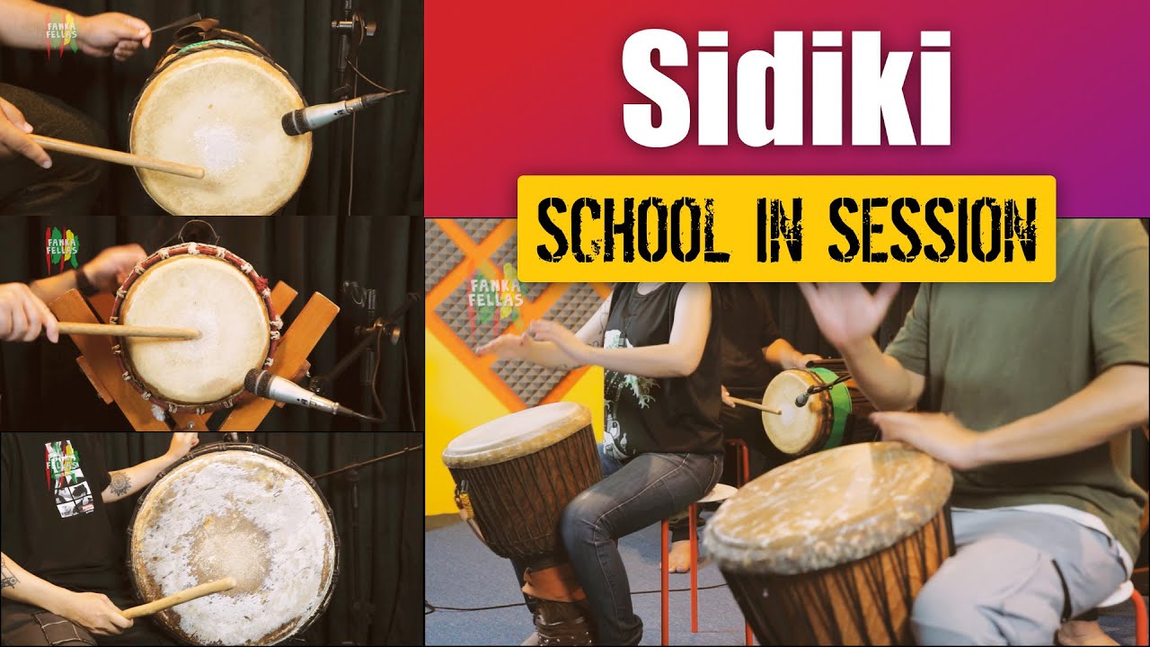 How to play Sidiki - Fanka version with performance (School in Session - Djembe Dunun Demo)