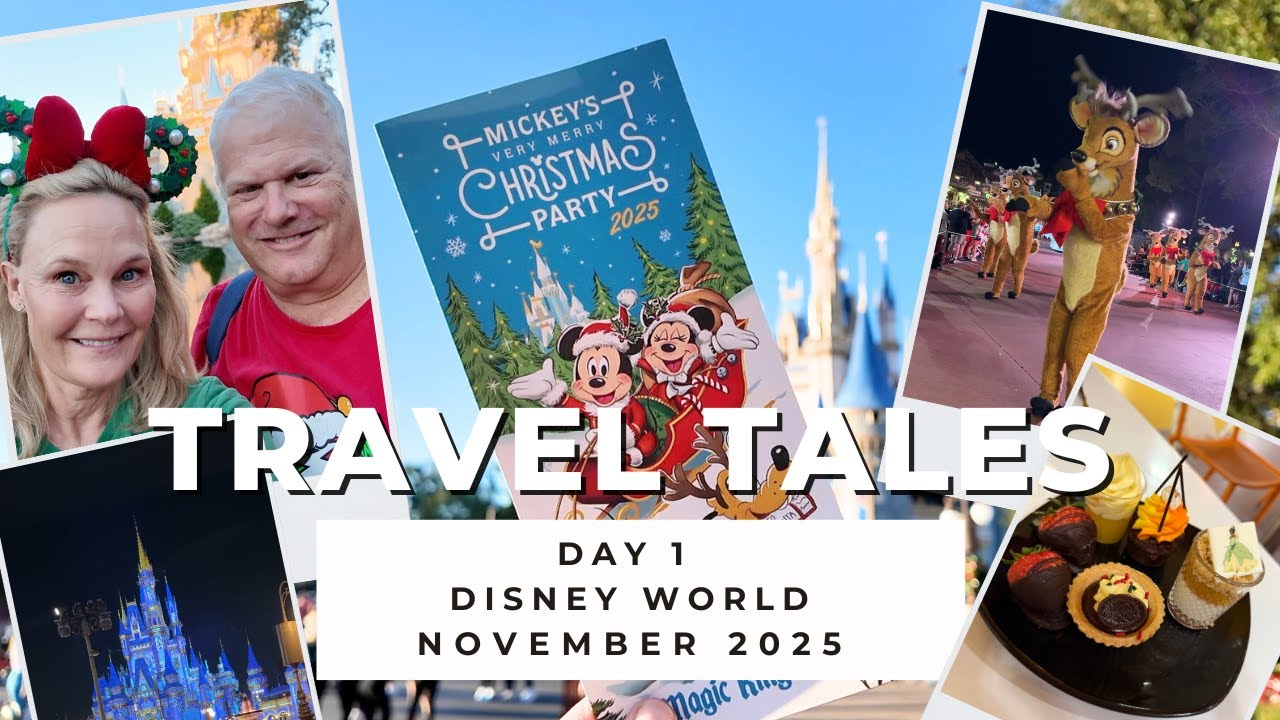 Mickey’s Very Merry Christmas Party 2025 + Dessert Party | Disney Vlog Day 1 November Trip