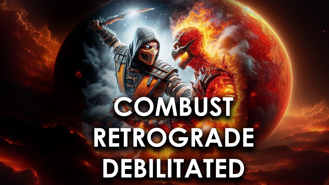 Combust Retrograde Debilitated Planets secrets in Astrology