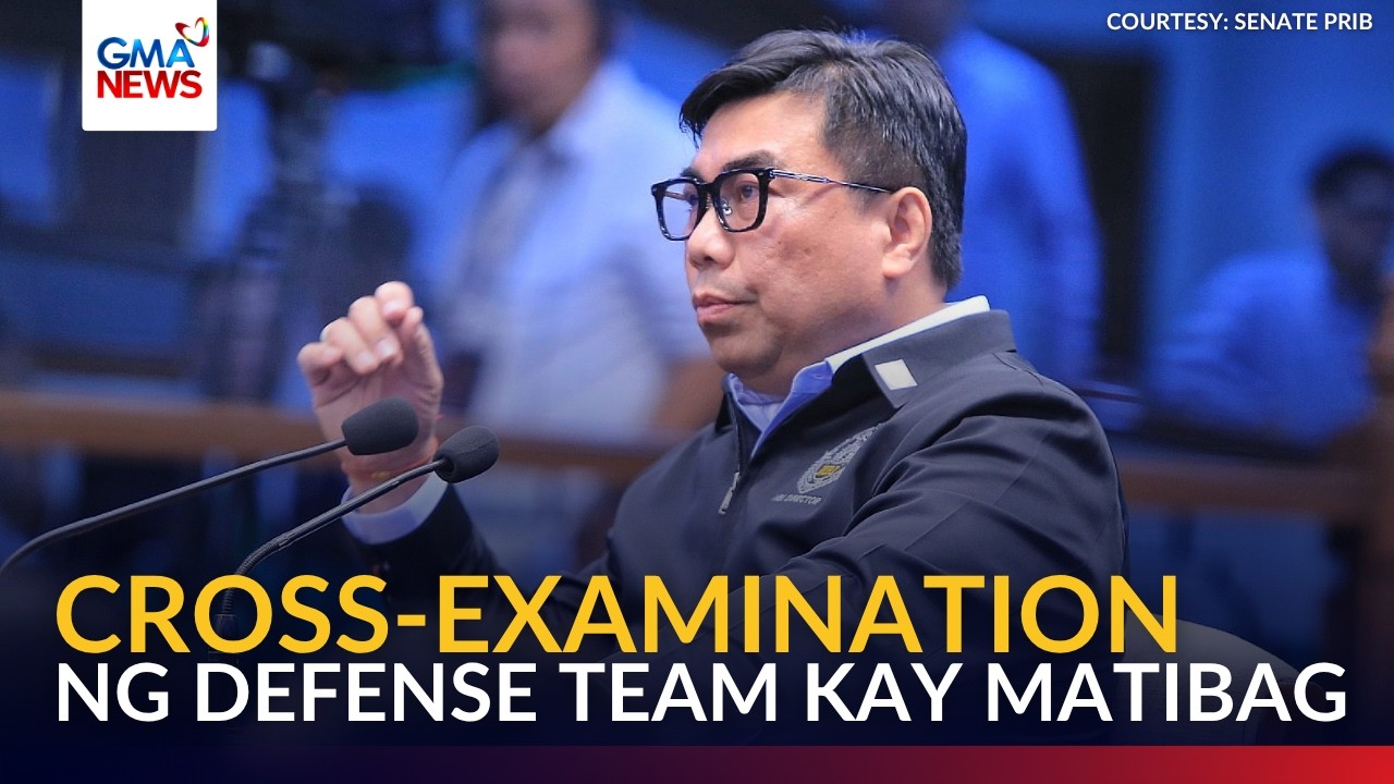 FULL - Cross-examination ng Defense team ni VP Sara kay NBI Dir. Melvin Matibag | GMA News