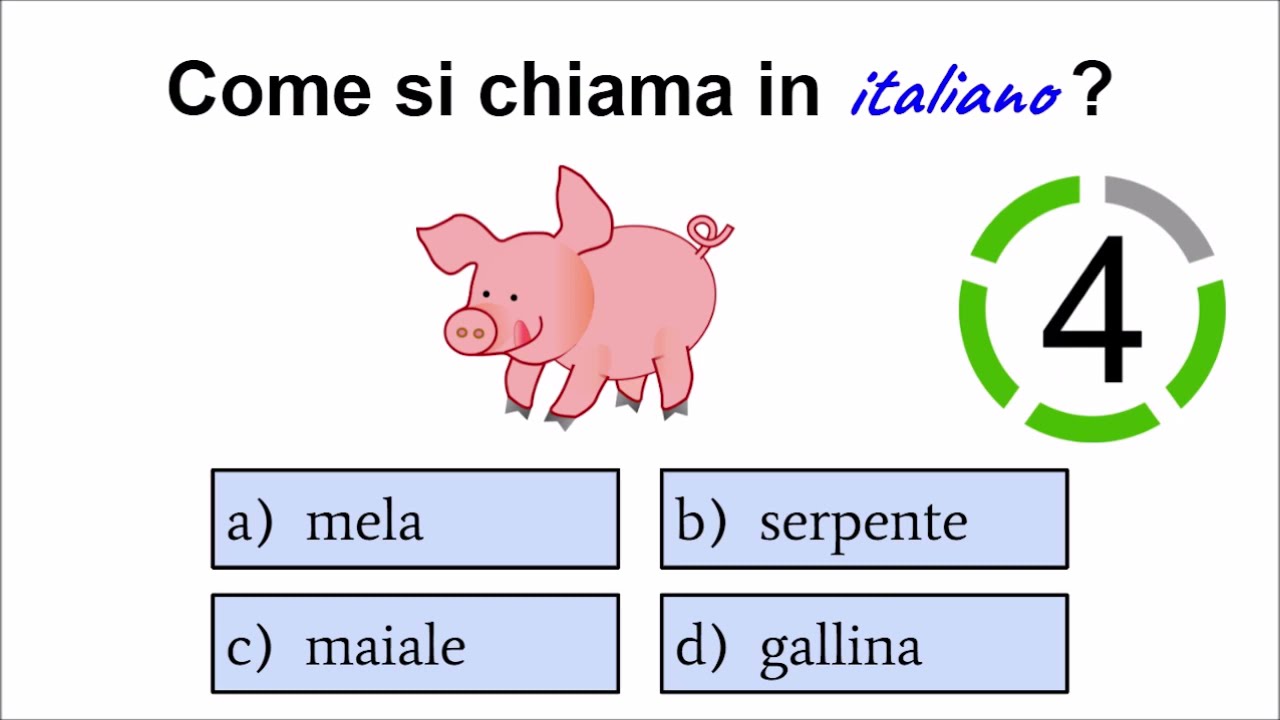 ITALIAN QUIZ  level A1 | Can You Pass this ITALIAN QUIZ?