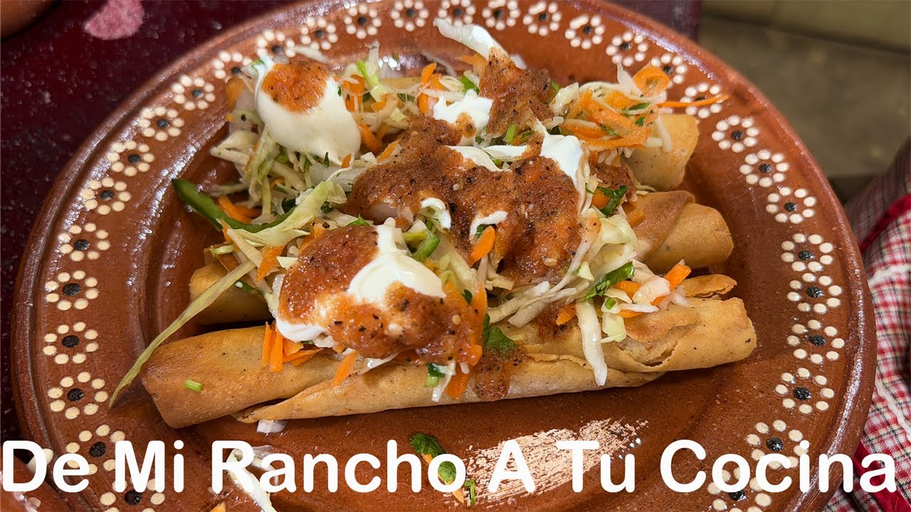 No Es Necesario Comer Carne Para Comer Bien Sabroso, Tacos Dorados