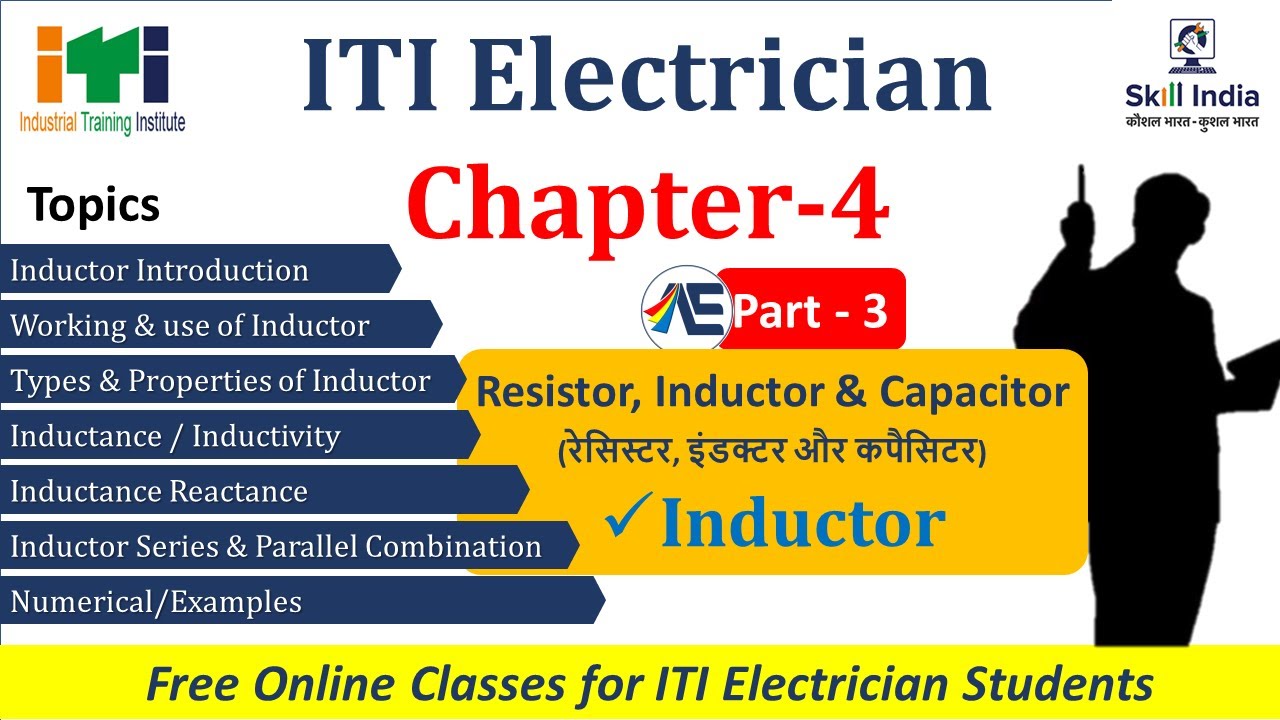 ITI Electrician Chapter- #4 :  Resistor, Inductor & Capacitor | Part-3  Electrical Acharya #iticlass