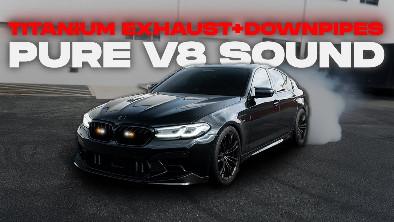 THE GREATEST SOUNDING M5!! F90 M5 with Full Titanium Exhaust + Free Flow Downpipes