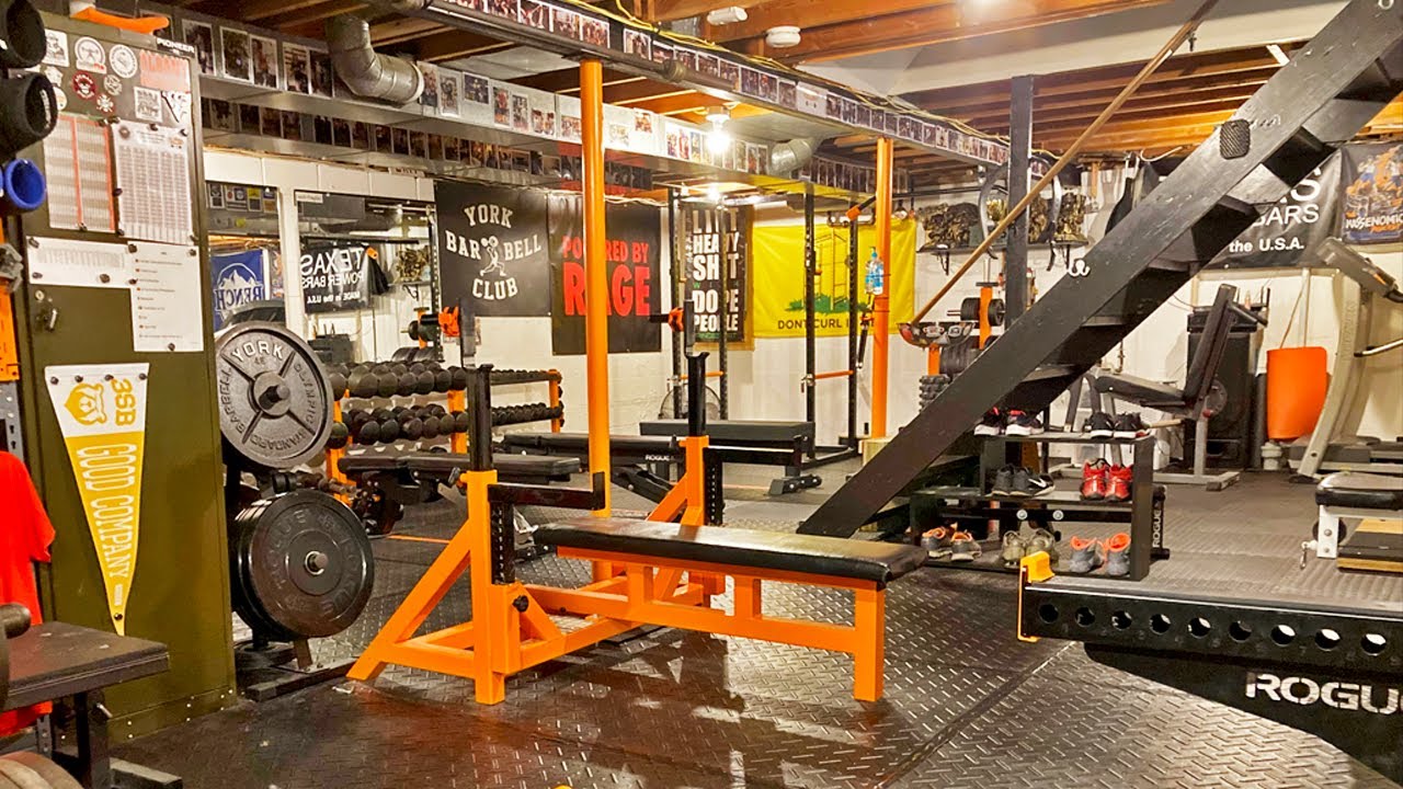 Full Basement Gym Tour Where Vintage Meets Modern!