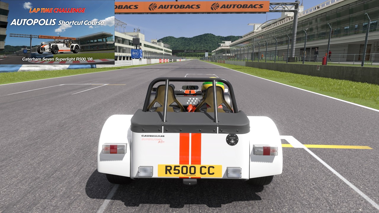 GT7 | Lap Time Challenge | Autopolis International Racing Course | Caterham Seven Superlight R500