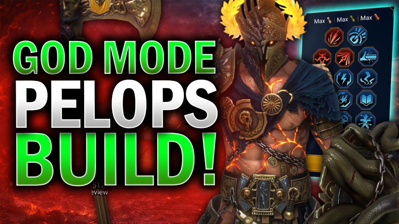 BUILD PELOPS LIKE THIS! - BEST Tips, Artifacts and Masteries - Raid Shadow Legends