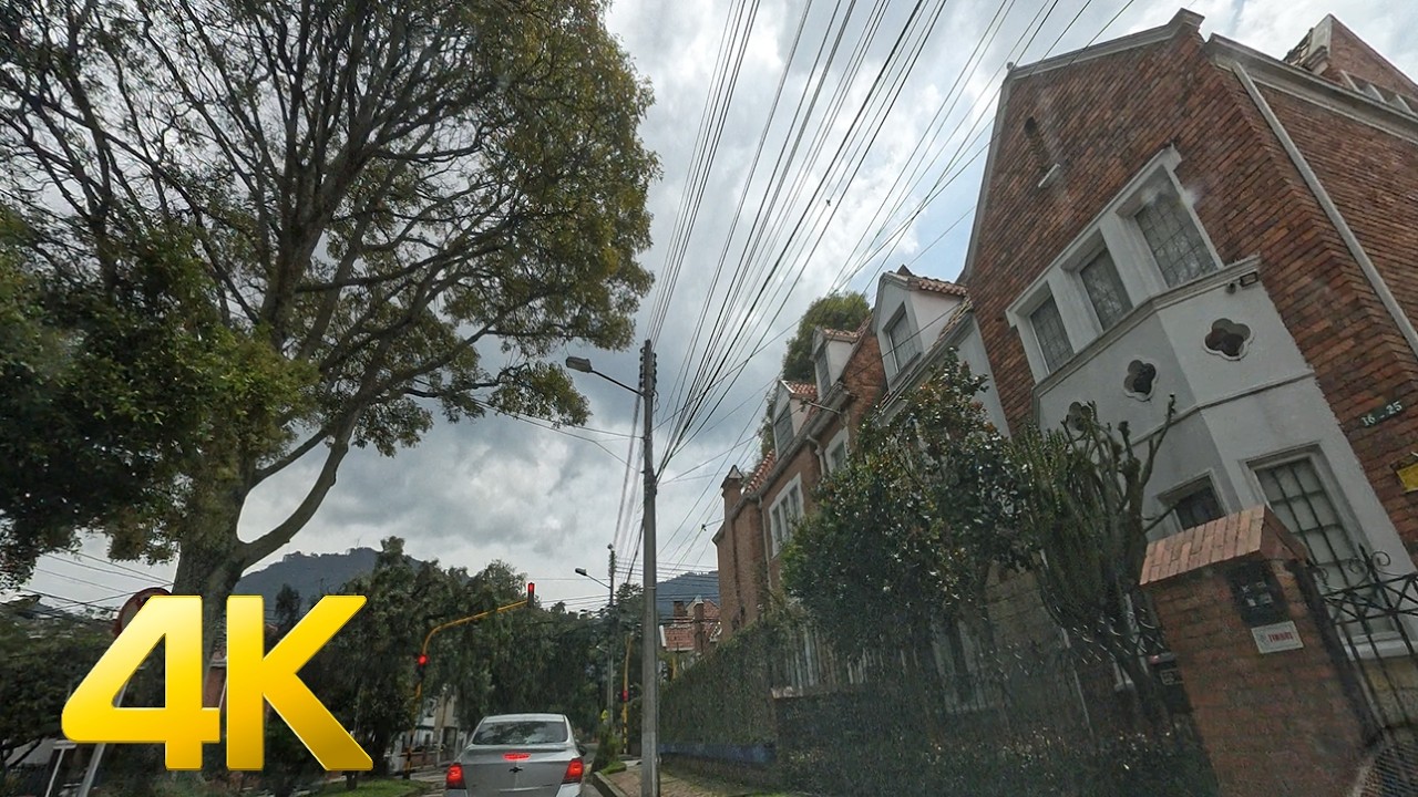 British Houses in Bogotá? | Driving Through Bogotá in 4K 🇨🇴 |