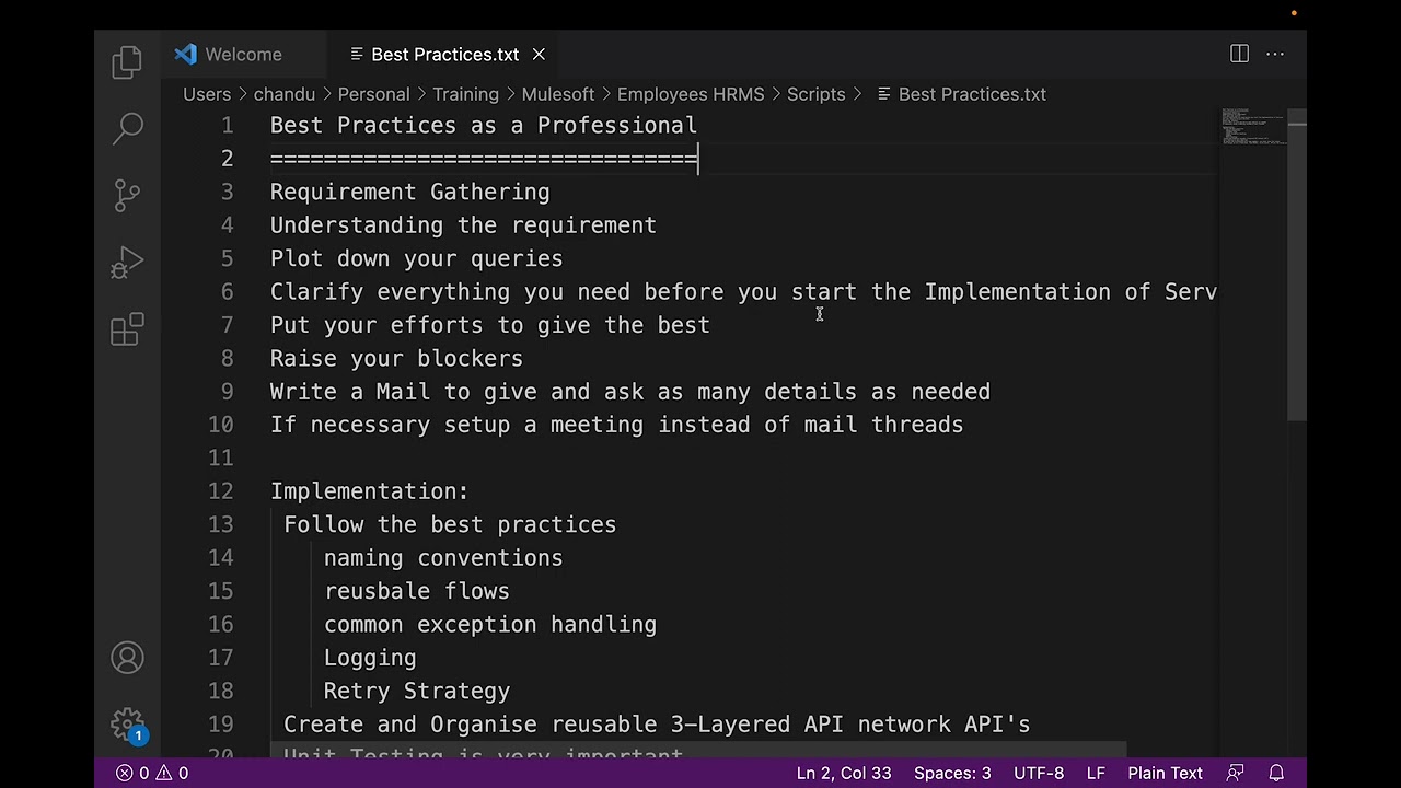 Be a Professional |#mulesoft Realtime project Brush-up session