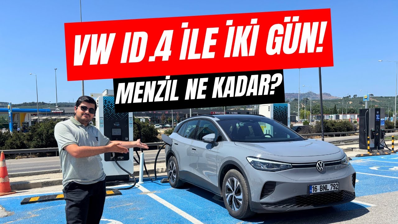ELEKTRİKLİ ARABAYA GEÇMEYE KARAR VERDİM! | ID.4 ile 2 Gün, 325 km ve Gerçek Menzil | @OtoGrafi