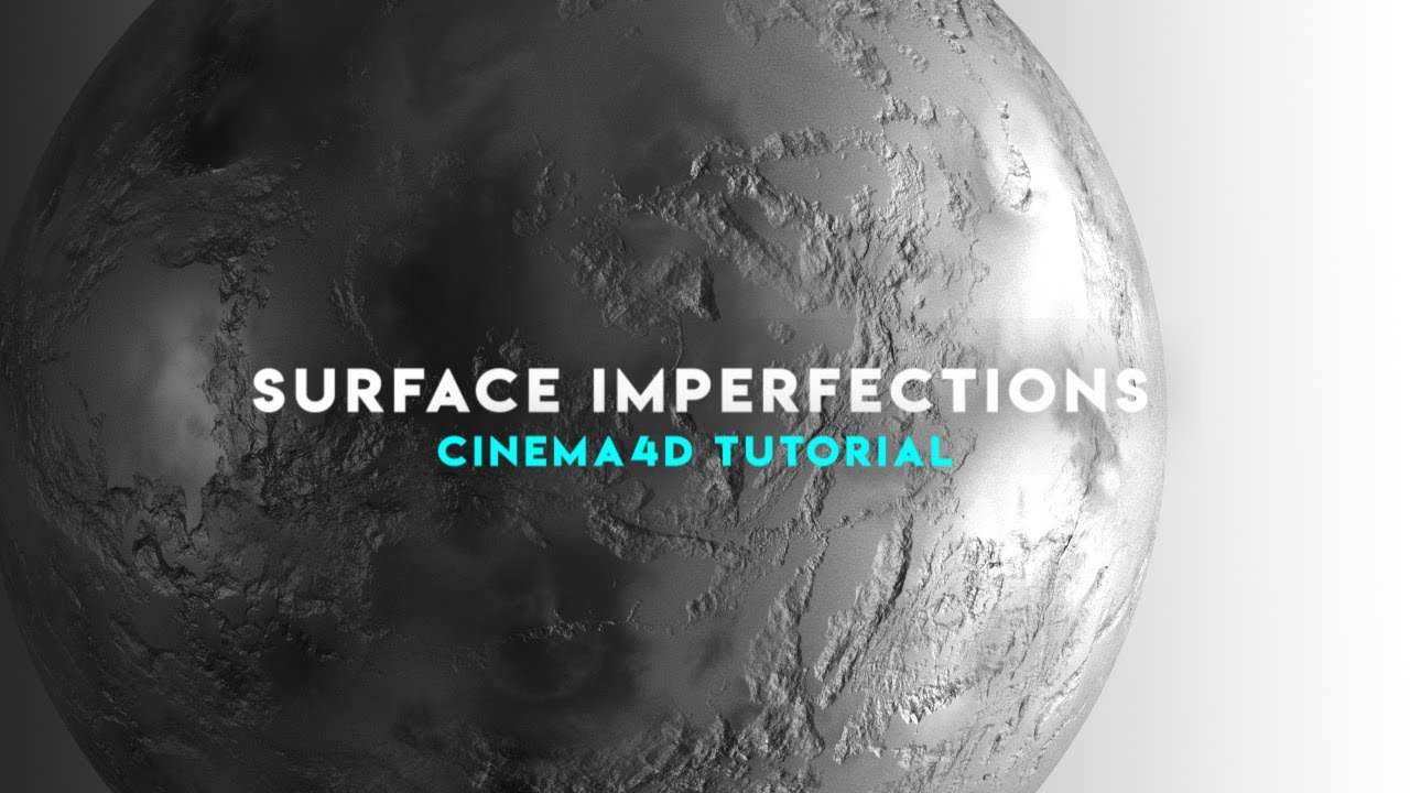 SURFACE IMPERFECTION | CINEMA 4D | ARNOLD RENDER | 3D RENDER