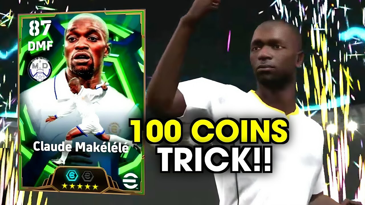 Trik na zdobycie Epic Madrid Chamartin B | 107 ocen Epic Mak&eacute;l&eacute;l&eacute;, Owen, McManaman | eFootball 2026