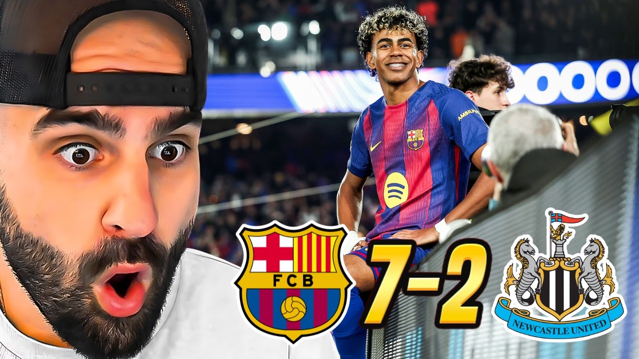 FC Barcelona DESTROY 7-2 Newcastle | I'M SORRY BUT I HAVE TO DO THIS...