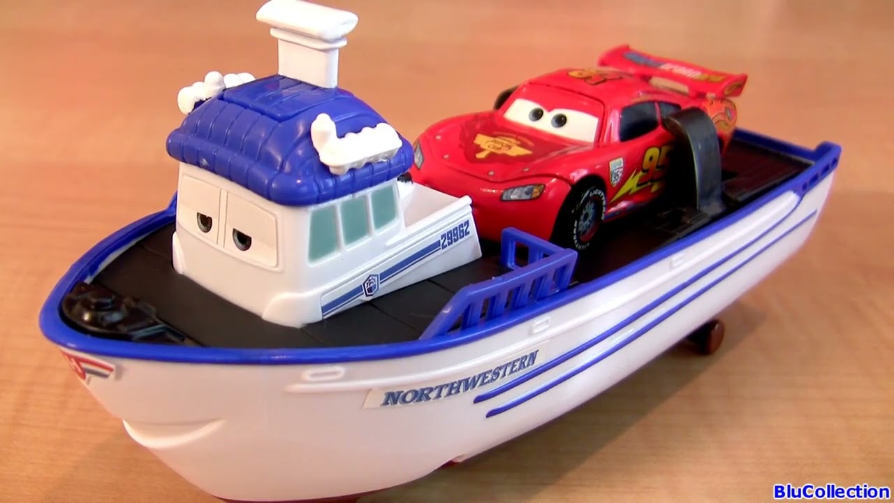 Blu Collection Re-upload Crabby Boat Quick Changers Launcher Cars 2 Deluxe Disney Pixar Mattel