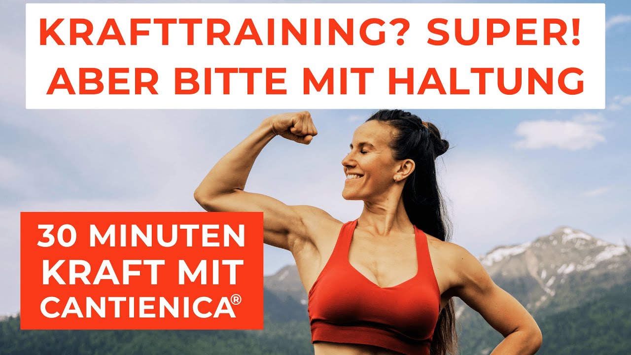 Mit Aufrichtung in die Kraft: Wie CANTIENICA® Dich im Krafttraining unterstützt 🦋💕💫  inkl. Training