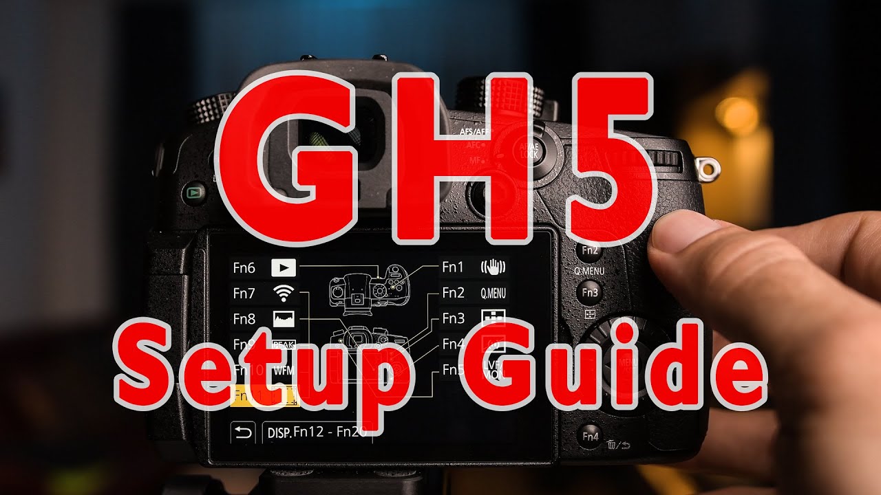 My camera settings on the Panasonic GH5 - Tips and Tricks