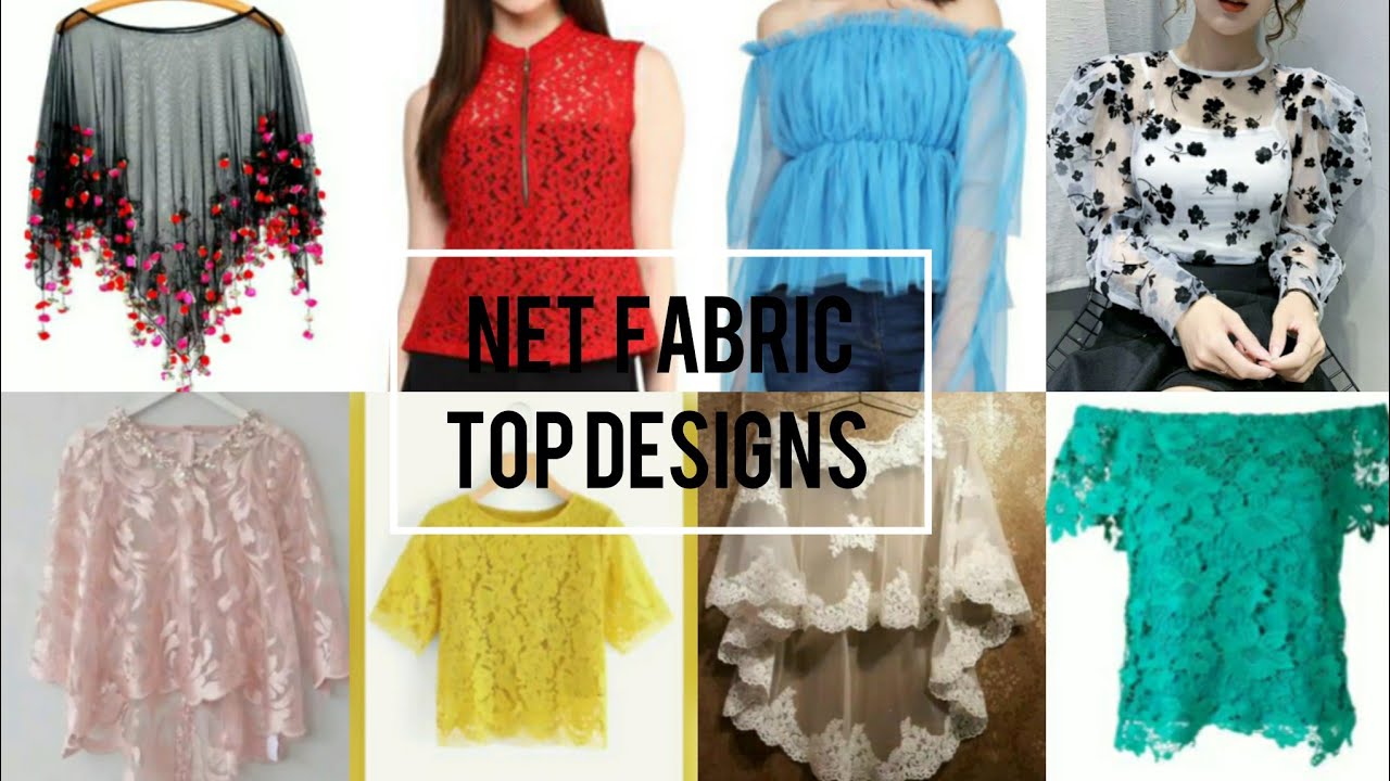 Latest stylish net fabric Top designs for girls / 2021 latest net top designs / Trending net tops