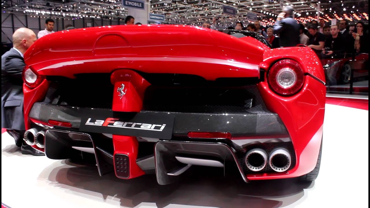 LaFerrari active rear wing and diffusers