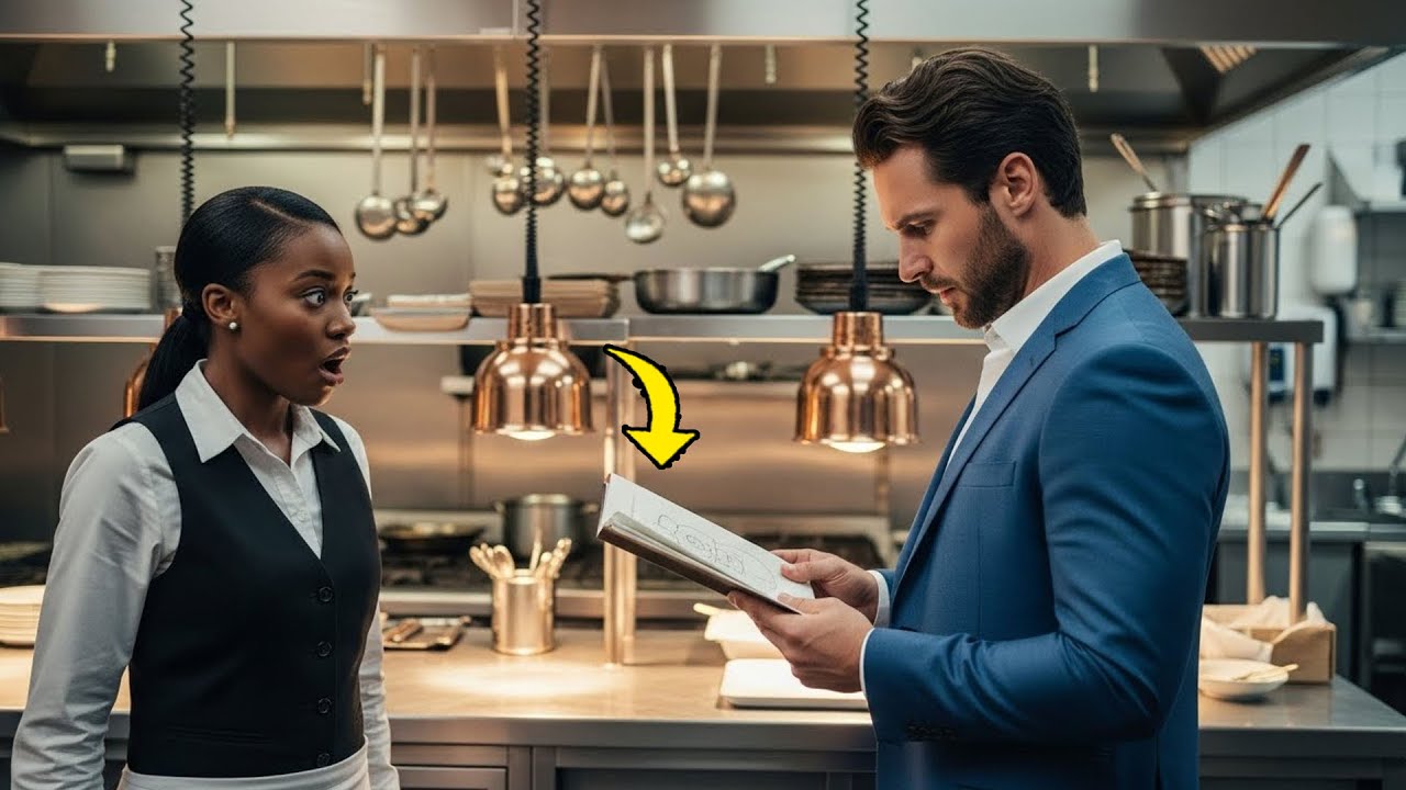 The Billionaire Found a Child's Drawing in the Kitchen — Black Waitress's Silence Explained !