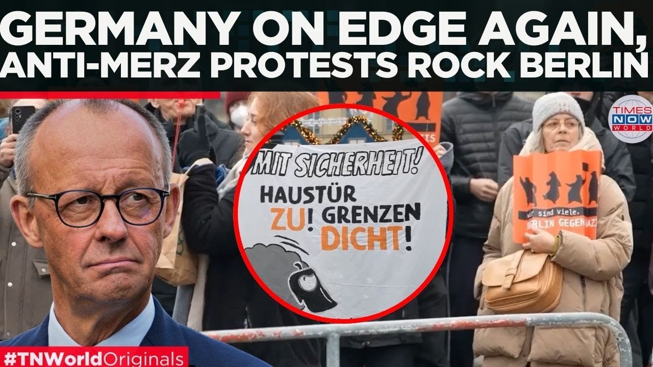 GERMANS HIT BERLIN STREETS AGAINST MERZ Govt; Protesters Reject Return of Militarism | World News