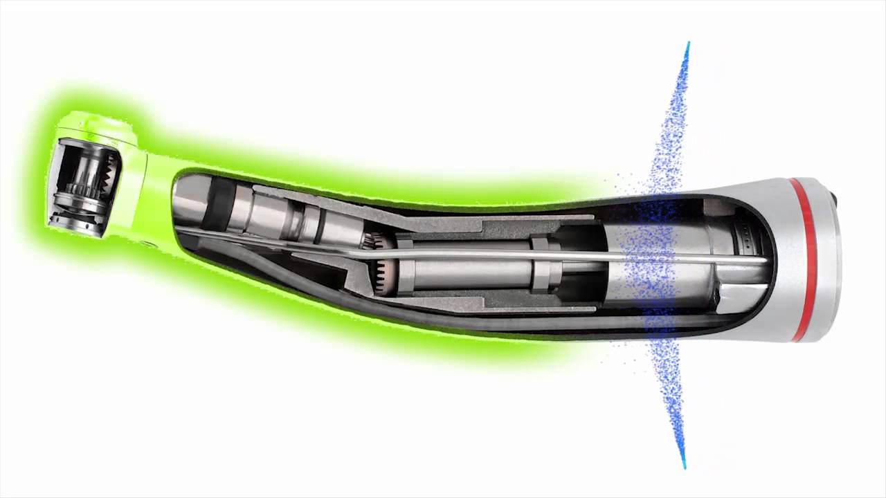 W&H Assistina 3x3 Animation Fluids of contra-angle handpiece