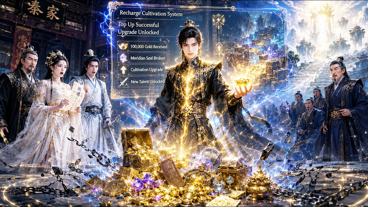 【完结】我穿越玄幻世界十八年，成了全大陆嘲笑的绝脉废物，未婚妻上门退婚羞辱我，没想到十万两黄金到账，氪金系统激活，我充值就能升级，躺着一路成仙！#玄幻#修仙#古代  #中國短劇#精彩大陸短劇